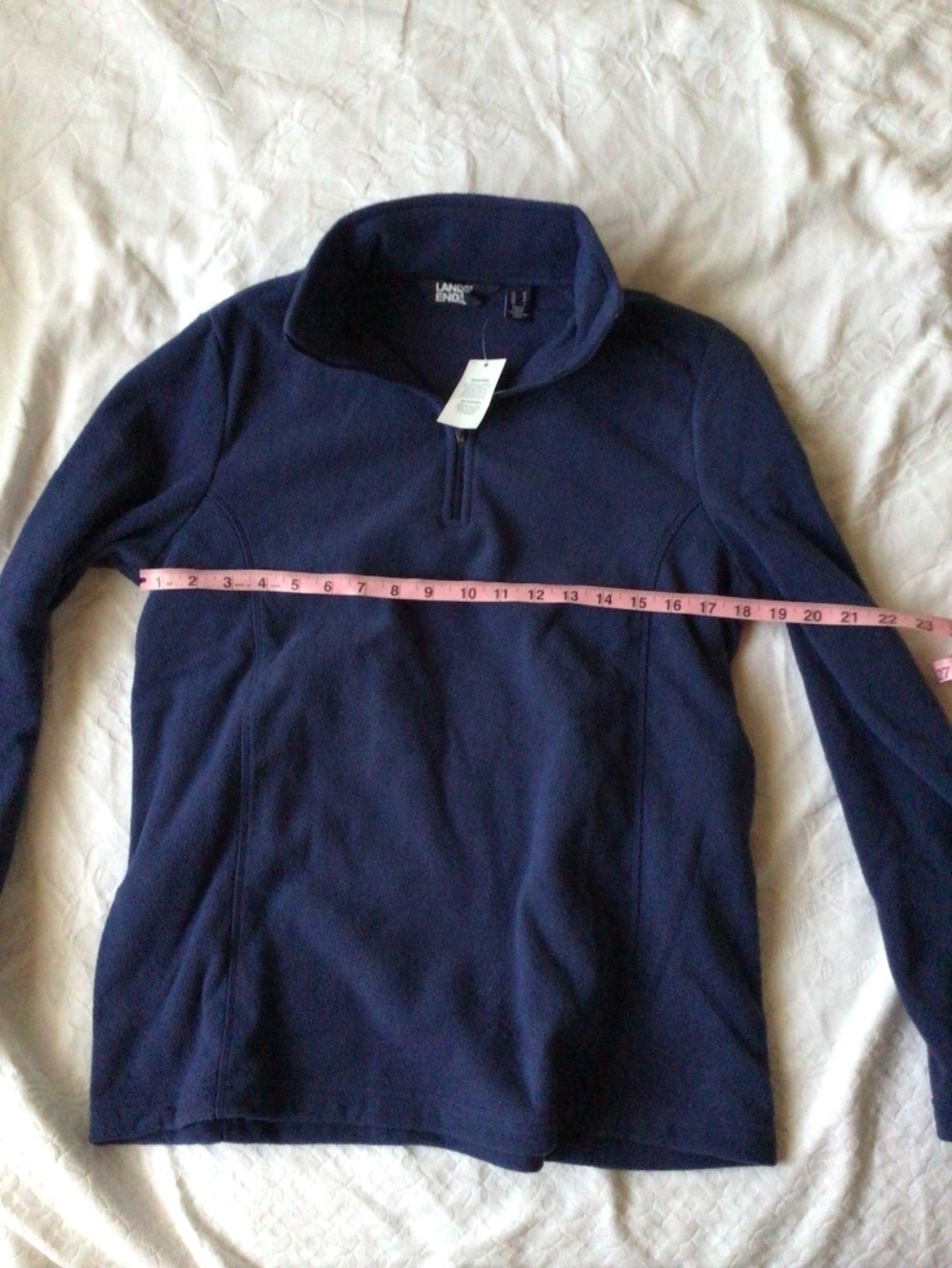 Lands End fleece pullover Size M